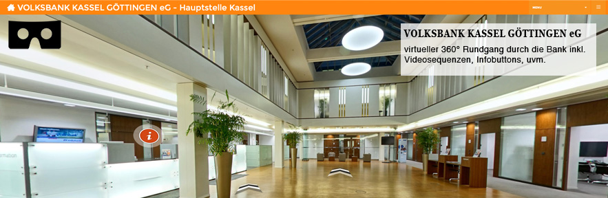 360 Grad Rundgang Tour Kassel Volksbank