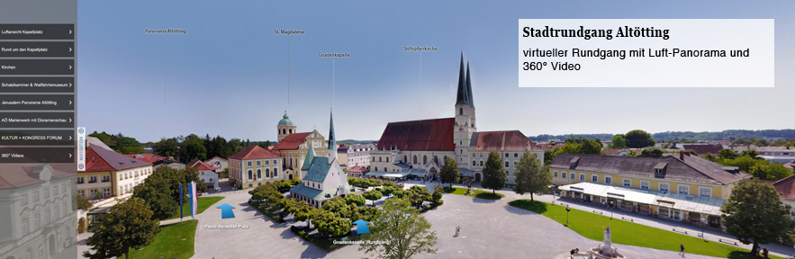 360 Grad Rundgang Tour Stadt Altötting